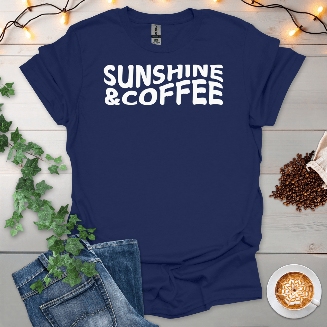 Sunshine & Coffee Wave T-Shirt