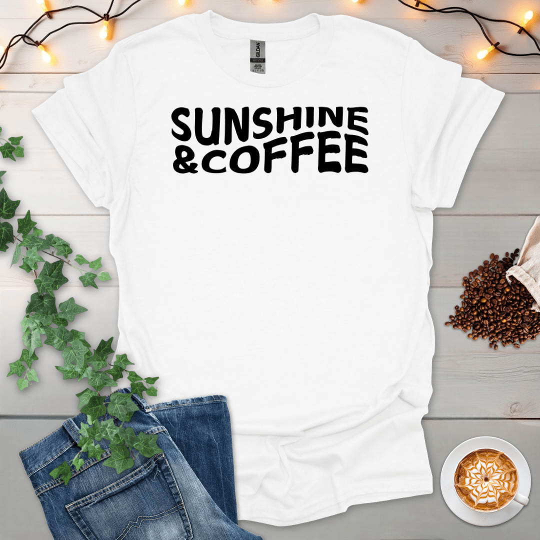 Sunshine & Coffee Wave T-Shirt