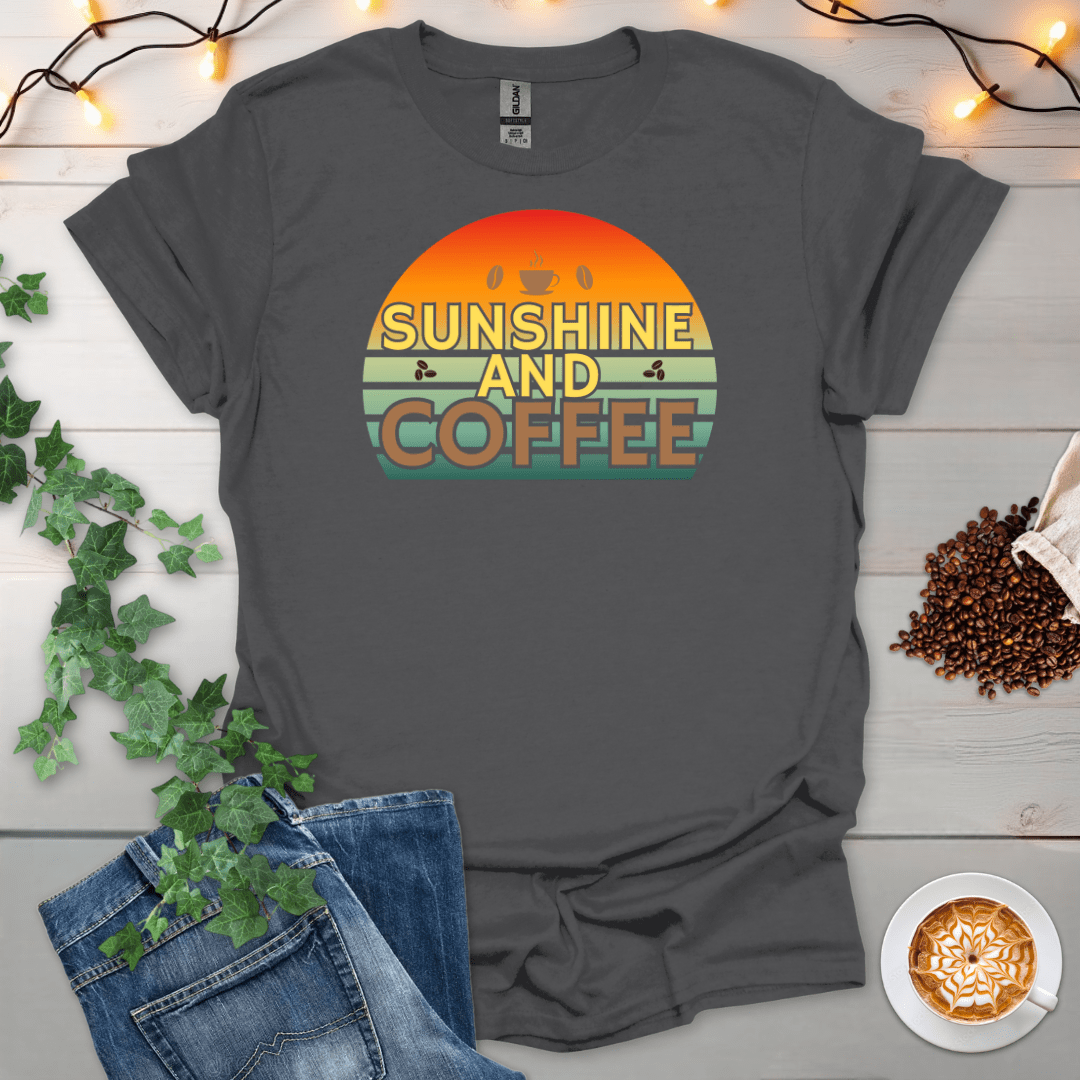 Sunshine & Coffee Sunset T-Shirt