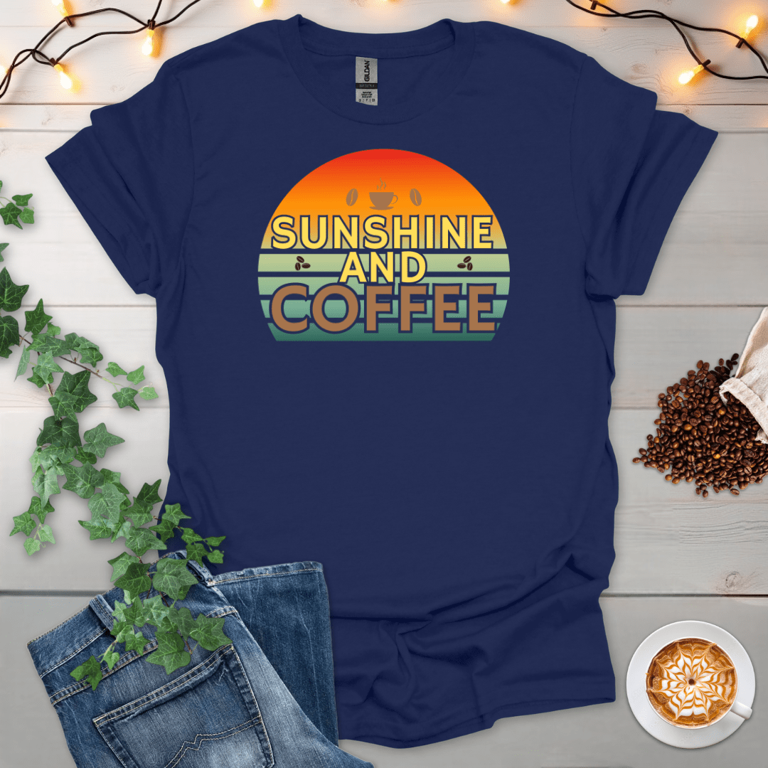 Sunshine & Coffee Sunset T-Shirt