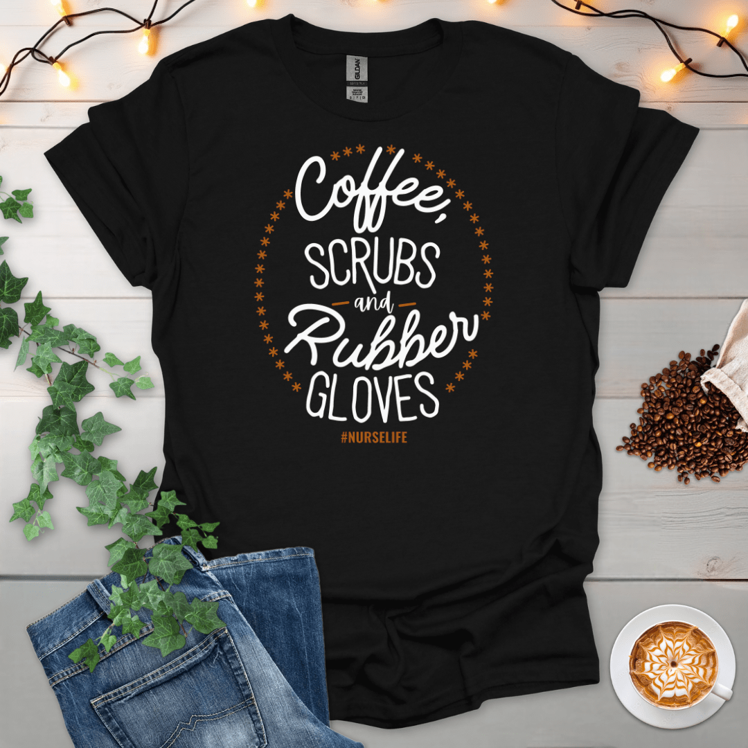 Coffee Scrubs And Rubber Gloves T-Shirt