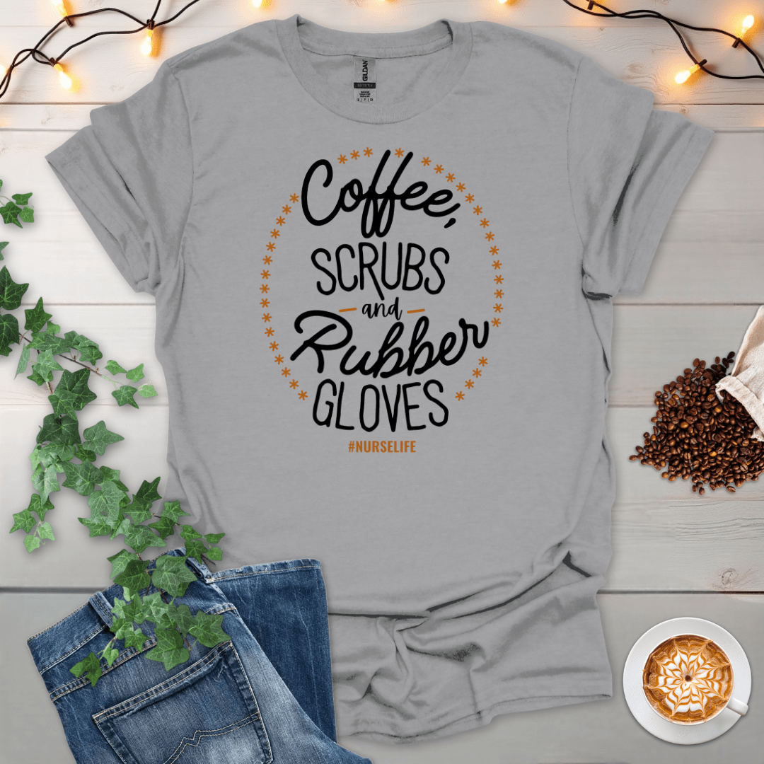 Coffee Scrubs And Rubber Gloves T-Shirt