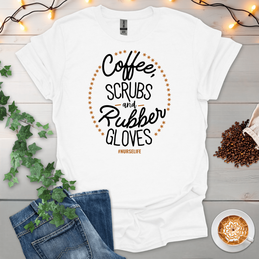 Coffee Scrubs And Rubber Gloves T-Shirt