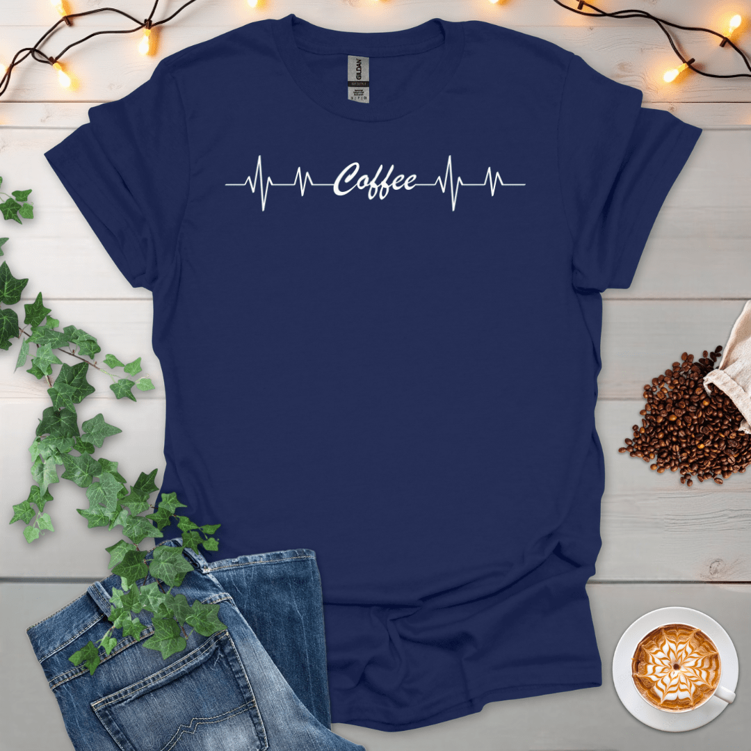 Coffee In A Heartbeat T-Shirt