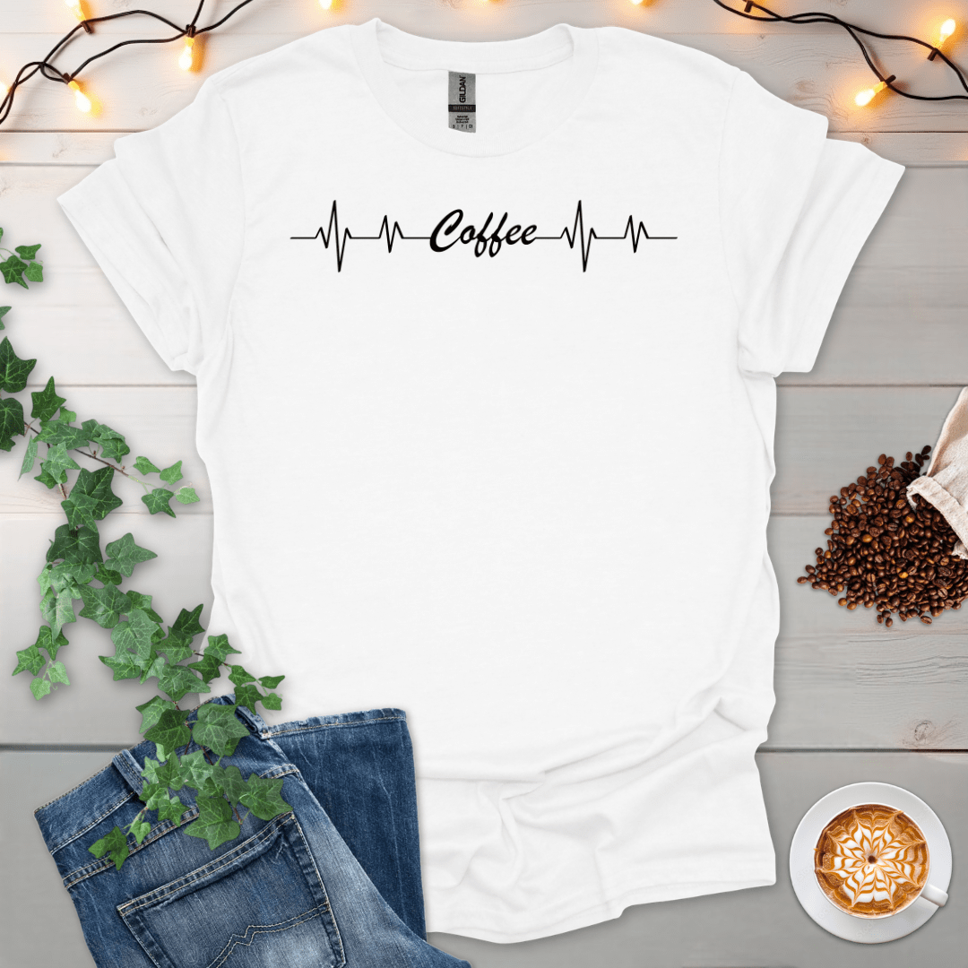 Coffee In A Heartbeat T-Shirt