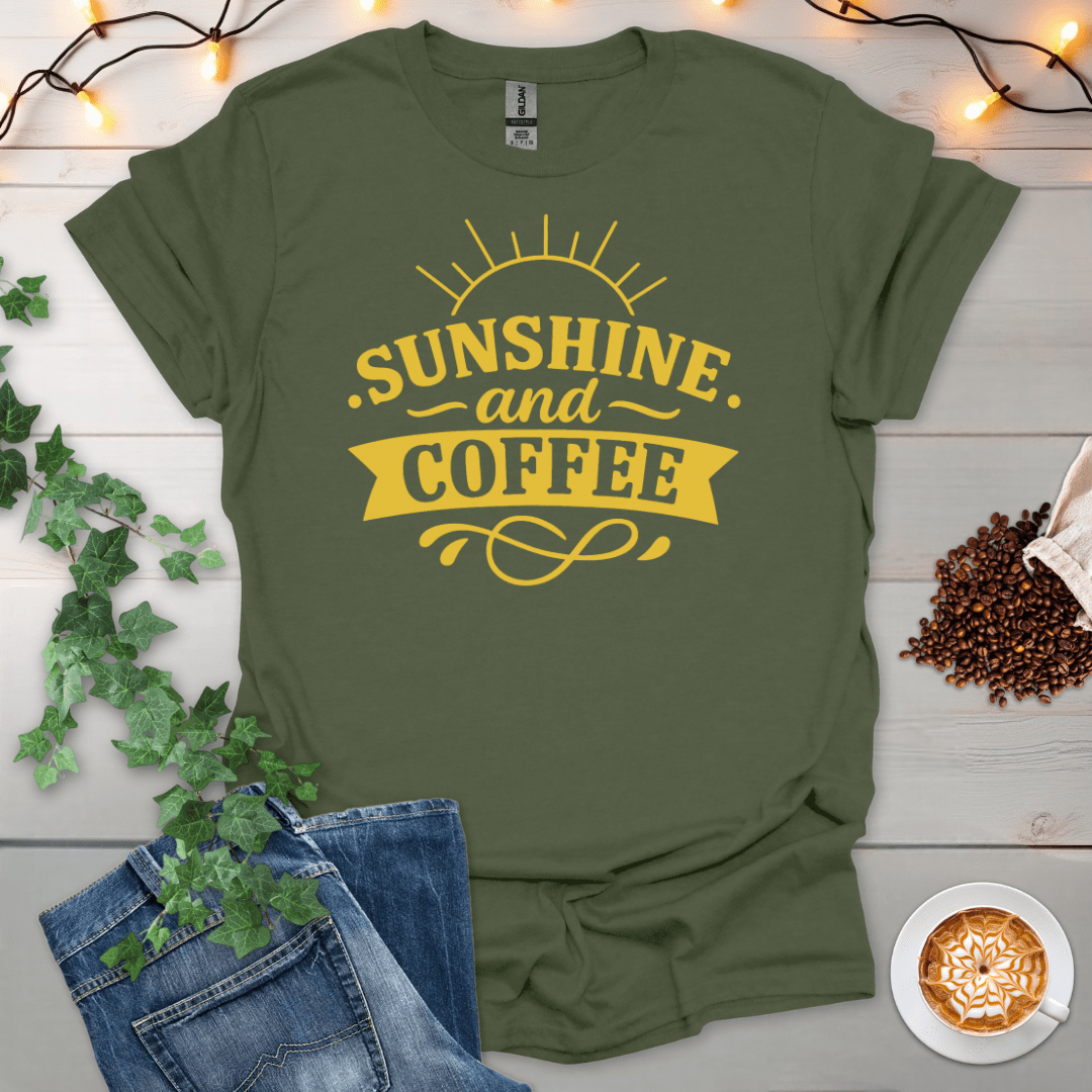 Sunshine And Coffee Warm T-Shirt