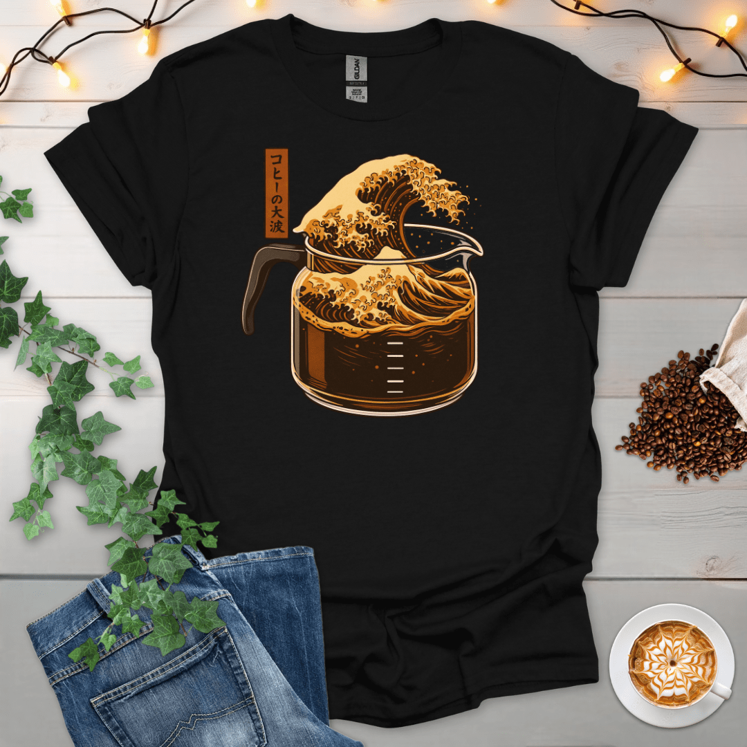 The Great Wave Of Coffee T-Shirt