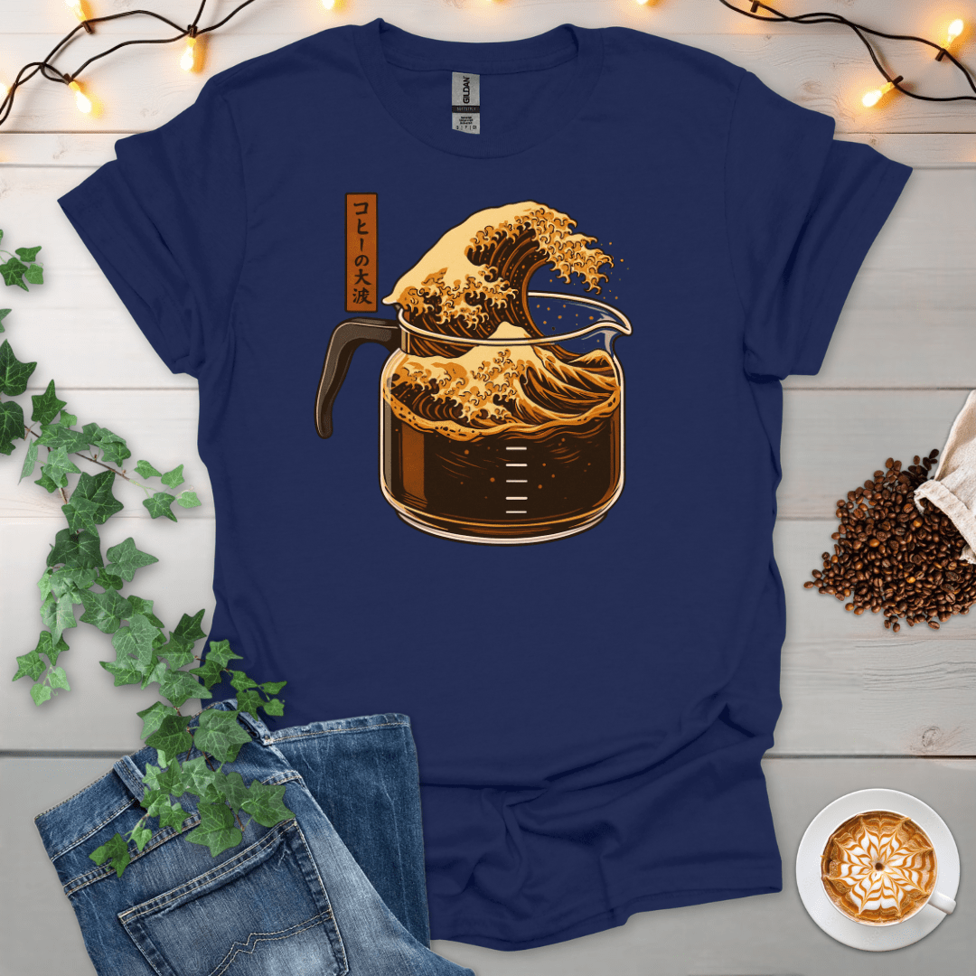 The Great Wave Of Coffee T-Shirt