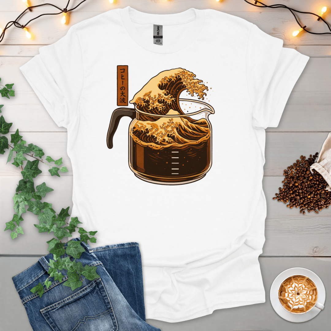 The Great Wave Of Coffee T-Shirt