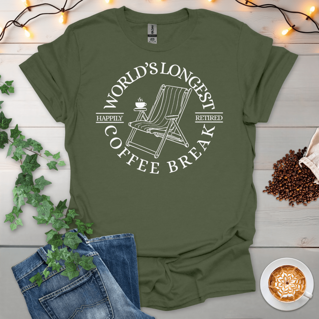 World's Longest Coffee Break T-Shirt
