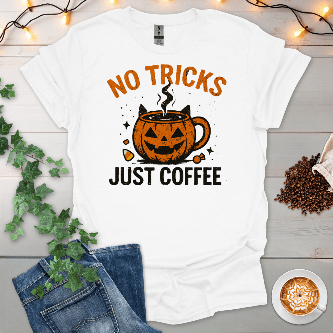 No Tricks Just Coffee T-Shirt