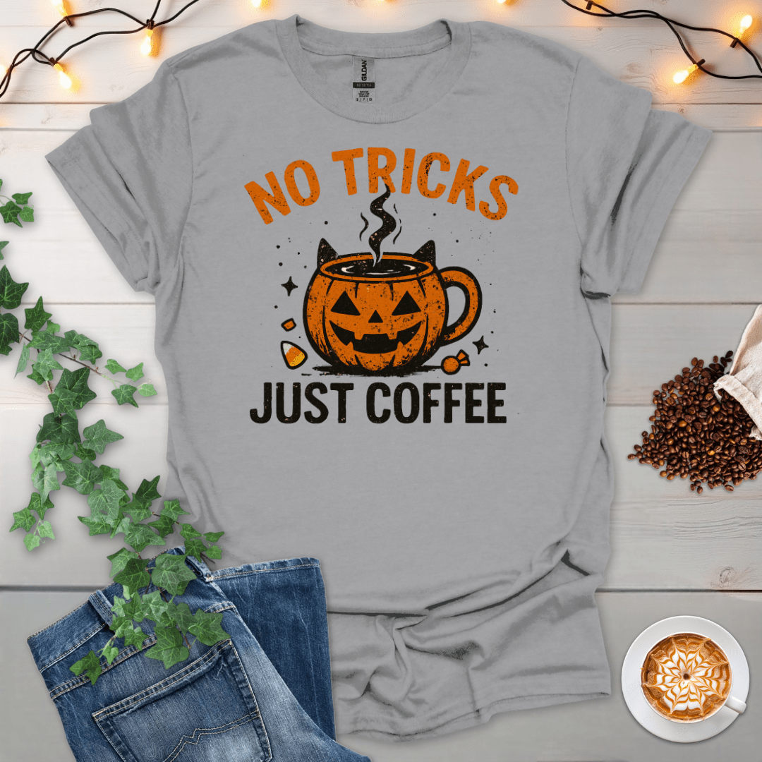 No Tricks Just Coffee T-Shirt