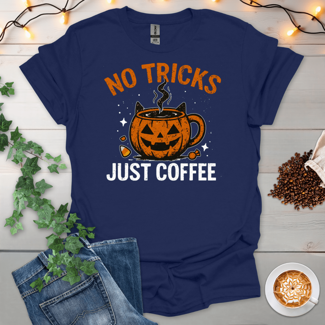 No Tricks Just Coffee T-Shirt