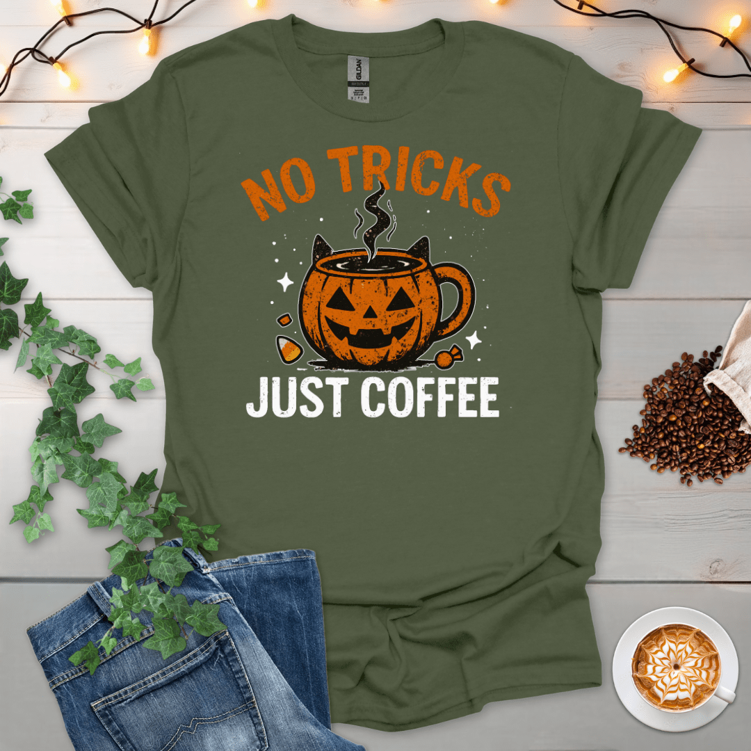 No Tricks Just Coffee T-Shirt