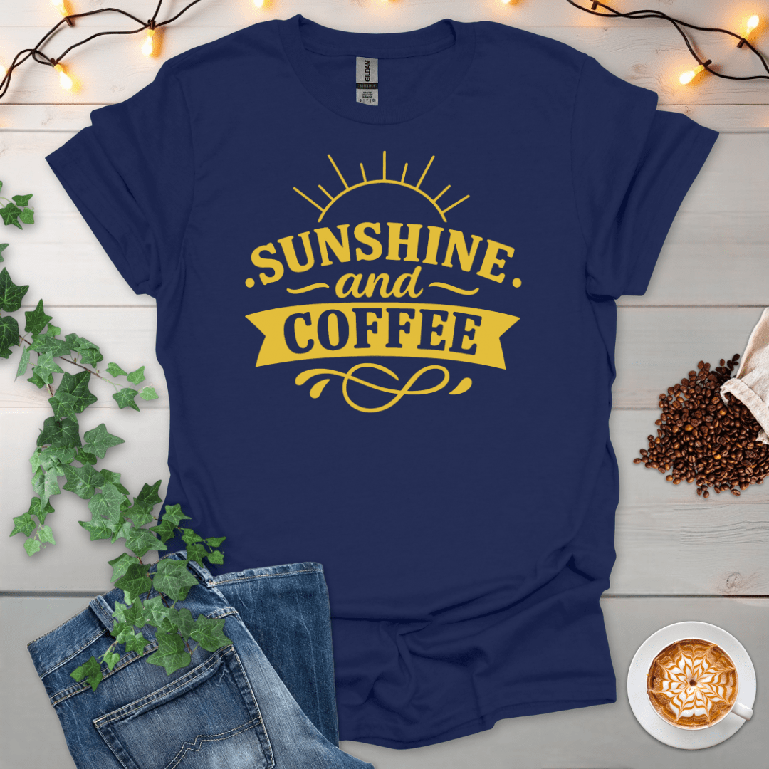 Sunshine And Coffee Warm T-Shirt