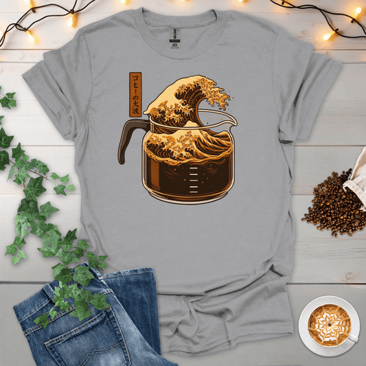The Great Wave Of Coffee T-Shirt