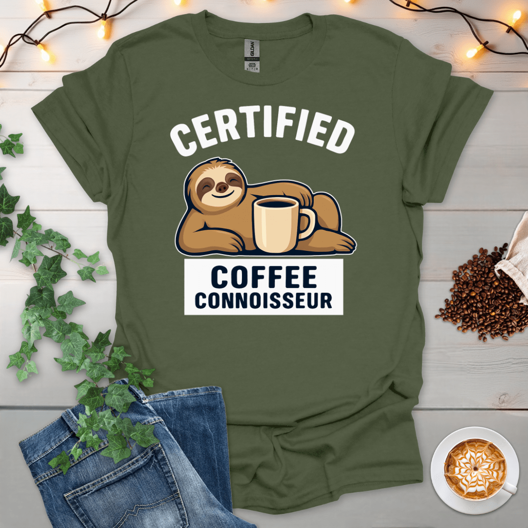 Certified Coffee Connoisseur T-Shirt